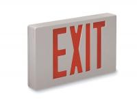 3WDG1 Exit Sign, 1.7W, Red, 2
