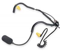 3WE38 Electronic Earplugs, 29/21dB, Bk/Yel, 2Way