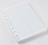 3WGN5 Waterproof Loose Leaf, 4-5/8x7, Wht, PK100