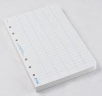 3WGN7 Waterproof Loose Leaf, 4-5/8x7, Wht, PK100