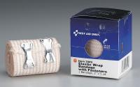 3WHR4 Elastic Wrap Bandage, 2 In x 5 Yd