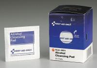 3WHR6 Alcohol Cleansing Pad, Pk 20