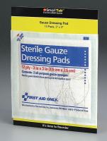 3WHU2 Gauze Dressing Pad, 3 x 3 In, Pk 10
