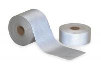 3WJU3 Clothing Tape, Silver, 2 In x 25 Ft