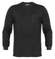 3WKK5 Long Sleeve T-Shirt, Black, M