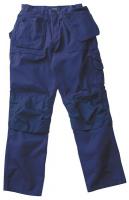 3UNY4 Bantam  Pockets Pants, Blue, Size32x34 In