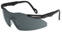 3WLK5 Safety Glasses, Smoke, Scratch-Resistant