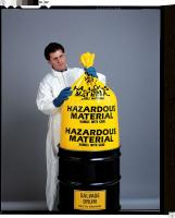 3WNA3 Hazardous Material Bag, 18 In.L, PK24