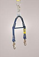 3WNK5 RescueLanyard, PlystrWebbing, 3600 lb., Blu