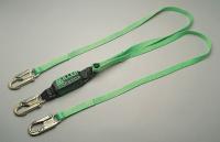 3WNU4 Lanyard, 2 Leg, Polyester, Green