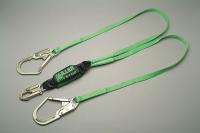 3WNU5 Lanyard, 2 Leg, Polyester, Green