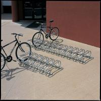 3WNX6 Bike Rack, Portable, 6 Spaces, 5 ft.