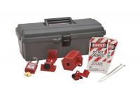 3WNZ2 Portable Lockout Kit, Filled, 8 Components