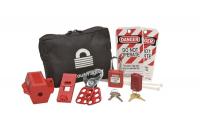 3WNZ4 Portable Lockout Kit, Filled, Electrical, 6