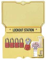3WPC3 Covered Lockout Station, Filled, Keyed Dff