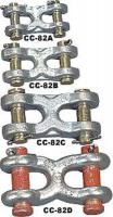 3WYA6 Double Clevis Link, 5/8 In, 15, 800 lb