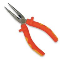 3WY56 Insulated Long Nose Plier, 6 In L