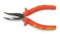 3WY59 Insulated Bent Nose Plier, 6 In L