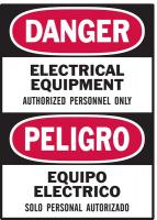 3WZU1 Danger Label, Instruction, 5 In. W, PK 5