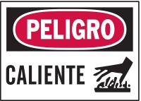 3WZV1 Equipment Label, 3-1/2 In. H, Spanish, PK 5