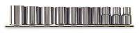 3XE66 Socket Set, SAE, 1/2 Dr, 12 Pt, 10 Pc