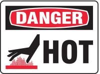 3XEX6 Danger Label, 5 In. W, 3-1/2 In. H, PK 8