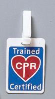 3XFD1 CPR Certified ID Badge, 4 x 2.5