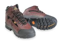 3XPK8 Hiking Boots, Stl, Met Grd, Mn, 13, Brn, 1PR