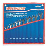 3XU47 Combo Wrench Set, Full Polish, 7-17mm, 11Pc