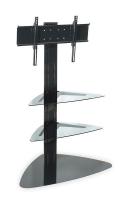 3XWC5 Flat Panel TV Stand, Cap 250 lb Total