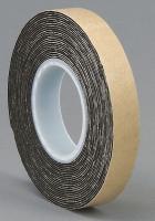 15C260 Double Coated Tape, 2 In x 5 yd., Black