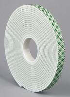 15C139 Double Coated  Tape, 1/2In x 5 yd., White