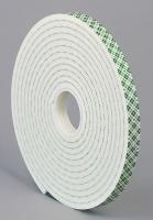 15C137 Double Coated  Tape, 3/4In x 5 yd., White