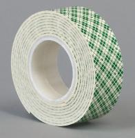 15C207 Double Coated  Tape, 1 In x 5 yd., White