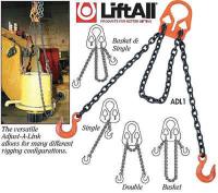 3YCX7 Load Leveling Sling, G100, Aly Stl, 10 ft L