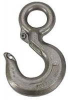 3YDE6 Slip Hook, Carbon Steel, G80, Eye, 6000 lb.