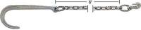 3YDG8 8 FT. J-HOOK CHAIN-EA.
