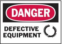 3YGU1 Danger Label, Information, 5 In. W, PK 5