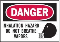 3YHA7 Danger Label, Instruction, 5 In. W, PK 5