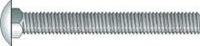 5MVD4 Carriage Bolt, 2-1/4 In., Pk 24