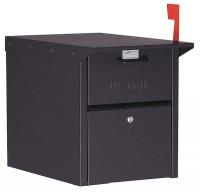 3YNX7 Mail Chest, Black