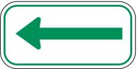 6CFD3 Parking Sign, 6 x 12In, GRN/WHT, SYM