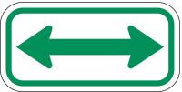 3YPF2 Parking Sign, 6 x 12In, GRN/WHT, SYM