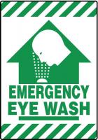 3YRN8 Floor Sign, Green/White, 14 In x 20 In