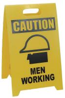 3YRZ9 Floor Stand Safety Sign, 12 x 20