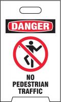 3YTE6 Floor Stand Safety Sign, 12 x 20