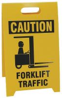 3YTH6 Floor Stand Safety Sign, 12 x 20