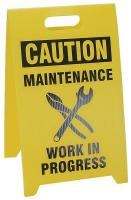 3YTJ9 Floor Stand Safety Sign, 12 x 20