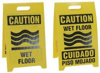 3YTK3 Floor Sign Reversible Wet Floor, 12 x 20