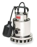 3YU74 Sump Pump, Stainless Steel, 1/3HP, 115V